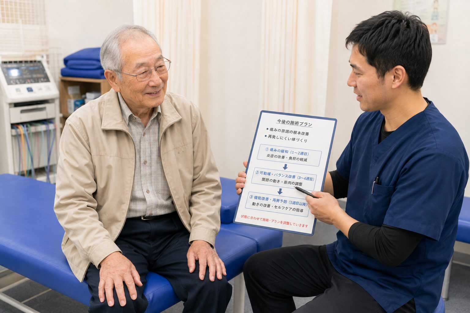 変形性膝関節症に対する膝の施術