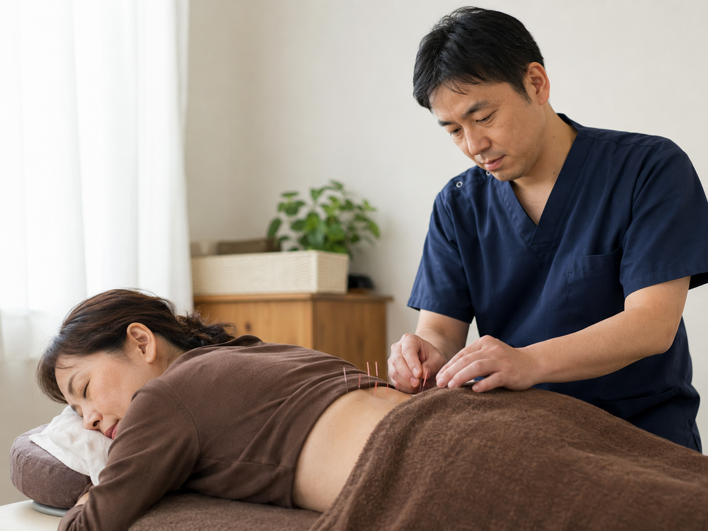 本気の全身鍼 1回目の施術イメージ
