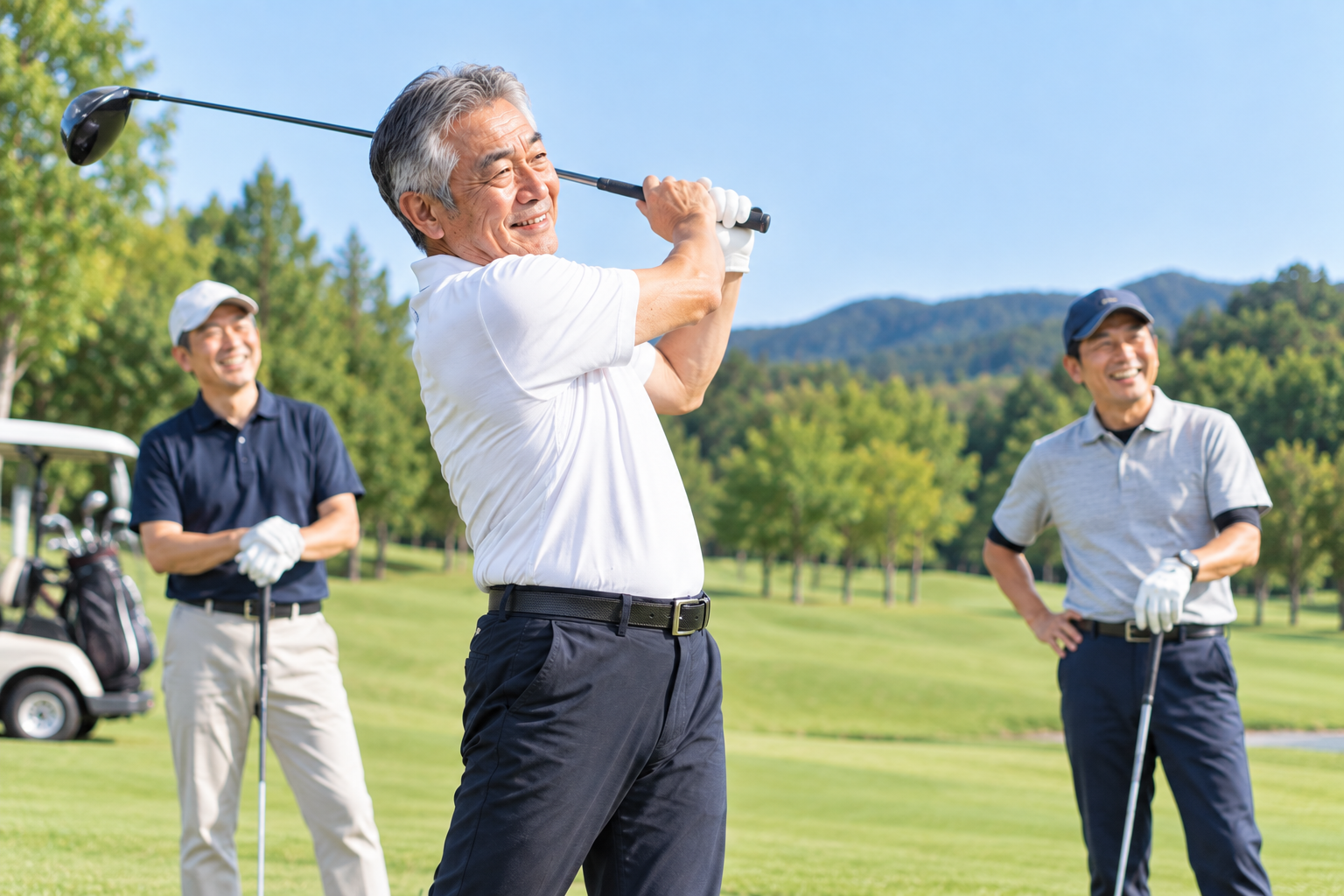 ゴルフに取り組みやすくなった60代男性のイメージ