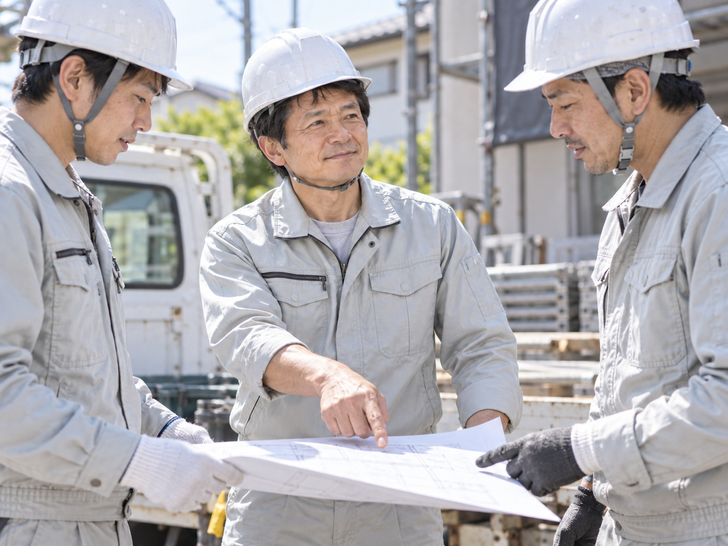 ぎっくり腰の改善後に日常動作を確認している様子