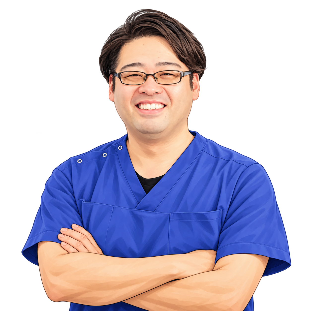 四十肩の施術を担当するスタッフ