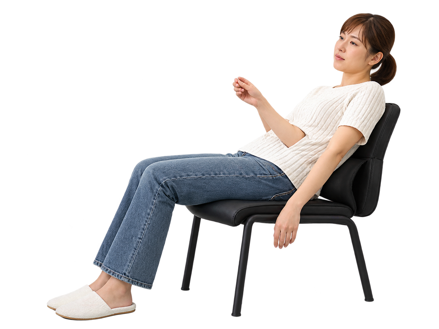 椅子に座る時の姿勢チェック
