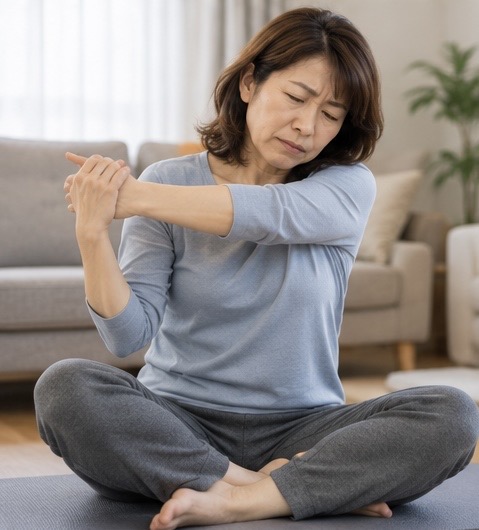 自宅エクササイズを行いにくかった状態のイメージ