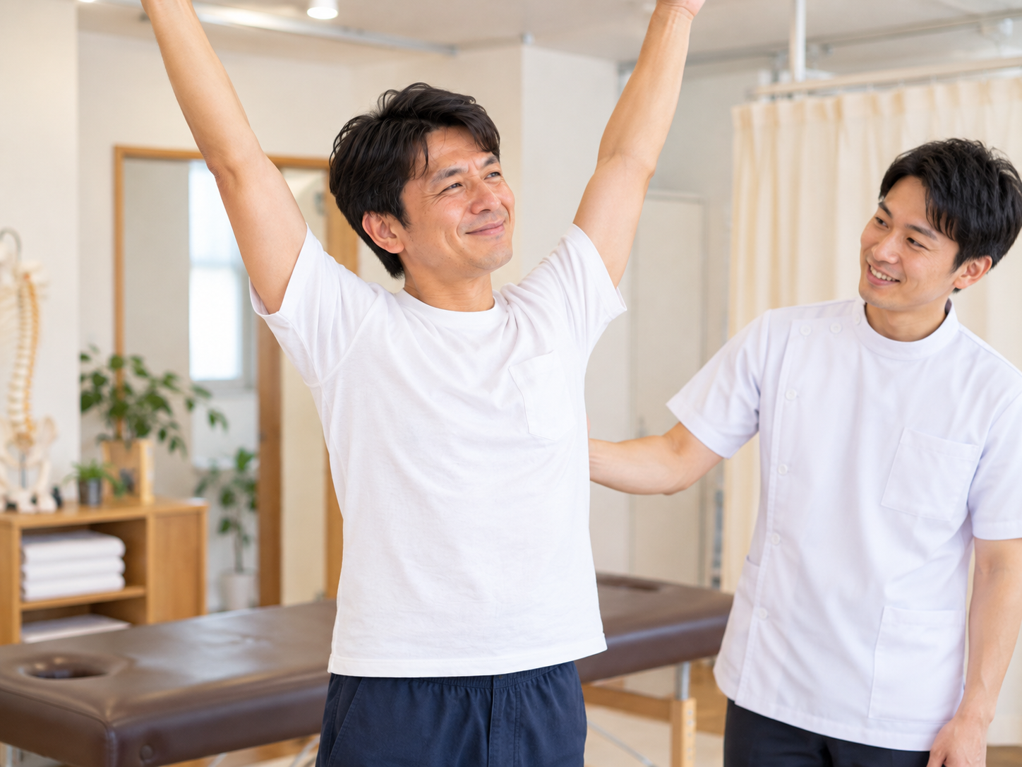 四十肩の改善ストーリー・40代男性のイメージ